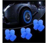 12 pcs Universal Fluorescent Car Tire Valve Caps, Dust Caps for Car Tyres, Car Glow Tire Air Caps Cover for General Cars, Trucks, Motorcycles, SUVs And Bicycles Glow in the Dark