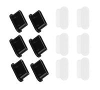 12 PCS USB Charging Port Protector Cover Type C Plug Phone Tablet Type Anti-Cap Cover Plug Silicone