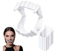 12 Pcs Vampire Teeth, Vampire Teeth Fangs, Vampire Teeth, Vampire Costume Accessories for Halloween Party, Vampire Fangs Teeth for Cosplay Party Props for Halloween Party Dressup