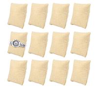 12 PCS Watch Bracelet Pillow Watch Cushion Small Linen Watch Jewellery Display For Home Watch Jewellery Store (7.8 * 6.5 * 3.5cm)