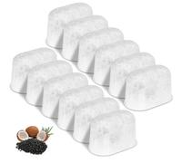 12 Pcs Water Filter Inserts, Carbon Filters for Espresso Machines and Coffees Makers, Coffee Machine Accessories Compatible with Ninja Luxe Cafe Improves Coffee Taste