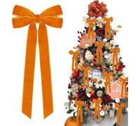 12 pcs Wine Red Velvet Bows with Twist Ties for Christmas Tree Decorations Decorative Bows Xmas Decor Garland Wreath Ornament, Velvet Christmas Tree Bow Ribbon Bow for Trees Home Party Front Door Ora