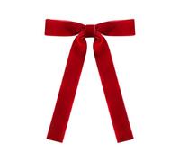 12 pcs Wine Red Velvet Christmas Bows, Elegant Decorative Small Bows Ribbons for Xmas Tree, Wreath & Holiday Ornaments (Red)