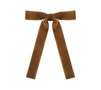 12 pcs Wine Red Velvet Christmas Bows, Elegant Decorative Small Bows Ribbons for Xmas Tree, Wreath & Holiday Ornaments (Coffee)