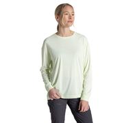 (12, Pear Drop) Craghoppers Womens NosiLife SolarShield+ Long Sleeve T-Shirt