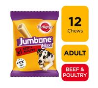 Pedigree Dog Treats Jumbone Maxi for Large Dogs Beef & Poultry Pack of 12