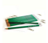 12 Personalised Hexagonal Graphite Pencils - Embossed with Name, German Made Pencils and Printed in the UK - That's My Pencil ™ (Bottle Green)