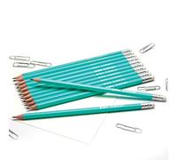 12 Personalised Hexagonal Graphite Pencils - Embossed with Name, German Made Pencils and Printed in the UK - That's My Pencil ™ (Aquamarine)
