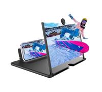 12" Phone Screen Magnifier,Mobile Phone Amplifier with Foldable Stand Holder 3D HD Movie Screen Magnifying Design Screen Amplifier with Pull Design for All Smartphone Phone Projector Gadgets for Gifts