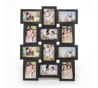 (12 Pictures Curved - Black) Hampton&Stewart Multi Collage Picture Frame