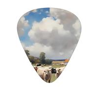 12-Piece A large farm. Guitar Pick Set - Perfect for Beginners and Professionals (Bass, Electric, and Acoustic Guitars)