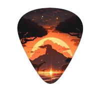 12-Piece Animals of the African Savannah Guitar Pick Set - Perfect for Beginners and Professionals (Bass, Electric, and Acoustic Guitars)