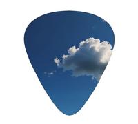 12-Piece Blue sky Japanese print Guitar Pick Set - Available in 3 Thicknesses, Suitable for Acoustic and Electric Guitars