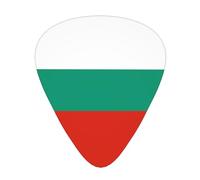 12-Piece Bulgarian Flag Guitar Pick Set - Perfect for Beginners and Professionals (Bass, Electric, and Acoustic Guitars)