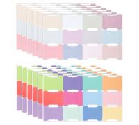 12-Piece Color Index Labels, Classified Index Labels, Write Sticky Notes, And Student Learning Tools.