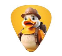 12-Piece Cute ducklings Patterned Guitar Pick Set - Available in 3 Thicknesses, Suitable for Acoustic and Electric Guitars