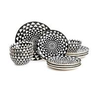 12-Piece Dinnerware Set, Stylish and Elegant for Setting The Table