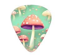 12-Piece Dream Mushroom Guitar Pick Set - Perfect for Beginners and Professionals (Bass, Electric, and Acoustic Guitars)
