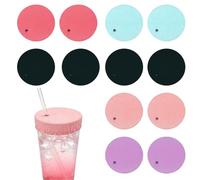 12-Piece Drink Covers Anti Spike, Anti Spike Drink Covers, Essential Drink Spiking Prevention, Universal Cup Protectors for Bar Safety and Night Out Security
