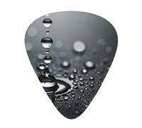 12-Piece Drops Water print Guitar Pick Set - Available in 3 Thicknesses, Suitable for Acoustic and Electric Guitars