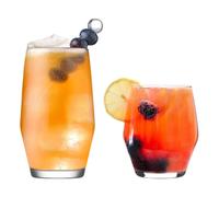 12 Piece Ella Glassware Set - Clear