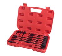 12-Piece Extended Multi-Angle for Socket Set with 360-Degree Rotation for Pneumatic and Electric Tools, High-Strength 40Cr Steel Construction