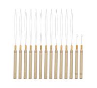 12-Piece Hair Extension And 2-Piece Crochet, Hair Extension Tool, Threading Tool, Hairstyle Making Tool.