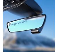 12-Piece, I Love You Drive Safe Mirror Sticker, 11x2 cm, Multicolor Car Decals, Passenger Princess Car Accessories, Car Stickers for Side Mirror Decoration