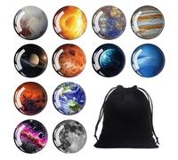 12-Piece Magnetic Refrigerator Magnets, 1-Piece Storage Bag, 3D Whiteboard Magnets