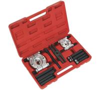 12 Piece Mechanical Bearing Separator & Puller Set - 2x Separators - Single Yoke