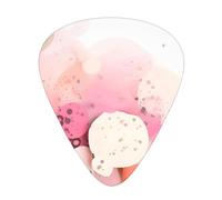 12-Piece Mixed Thickness Color fragment paper Patterned Guitar Pick Set - Designed for Acoustic and Electric Guitars