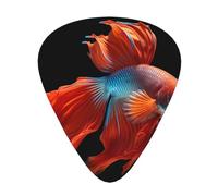 12-Piece Mixed Thickness fish with a sad heart patterns Guitar Pick Set - Designed for Acoustic and Electric Guitars