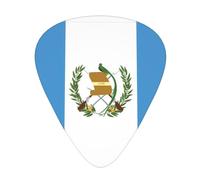 12-Piece Mixed Thickness Flag of Guatemala patterns Guitar Pick Set - Designed for Acoustic and Electric Guitars