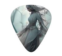 12-Piece Mixed Thickness Maleficent patterns Guitar Pick Set - Designed for Acoustic and Electric Guitars