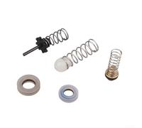 12-Piece Pneumatic Wrench Sealing Kit for Air Use Featuring Replaceable Intake Valve Pad and Top Rod Elements (17mm)