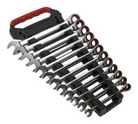 12-Piece Premium Metric Ratchet Spanner Set With 100-Tooth Drive