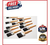 12 Piece ProDec Paint Brush Set with Synthetic Bristles for Water-Based Paints