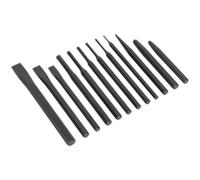 12 Piece Punch & Chisel Set - Hardened & Tempered - Corrosion Resistant