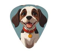12-Piece puppy print Guitar Pick Set - Available in 3 Thicknesses, Suitable for Acoustic and Electric Guitars