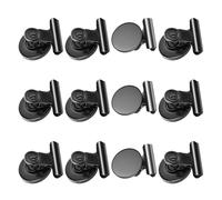 12 Piece Reusable Metal Refrigerator Magnets Secure Document Holders Paper Photo Display Clips Home Decors Multipurpose Document Clips