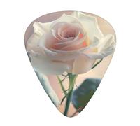 12-Piece rose print Guitar Pick Set - Available in 3 Thicknesses, Suitable for Acoustic and Electric Guitars