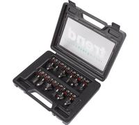 Trend 12 Piece Router Bit Starter Set, 8mm Shank, Tungsten Carbide Tipped, Storage Case Included, SET/SS8X8MMTC