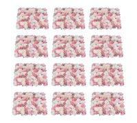 12 Piece Set Artificial Rose Wall Fake Decor Flower Backdrop Silk Panel Wedding Decoration Flowers Art Vine Roses Diy Hydrangea Bouquet Party Home Romantic Background Bridal Photo Booth 60*40Cm