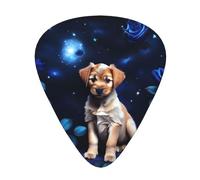 12-piece set of guitar picksPuppy Blue Rose Prints comfortable and wear-resistant crisp tone for guitar and ukulele