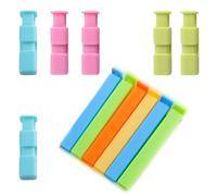 12 Piece Set Storage Colorful Sealing Clips Bag Clips for Food Storage Food Bag Clips Various Plastic Soft Bags and Food Bags That Have Been Opened to Ensure Freshness of Food