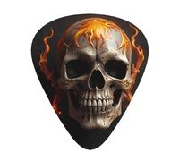12-Piece sheep head background Patterned Guitar Pick Set - Available in 3 Thicknesses, Suitable for Acoustic and Electric Guitars