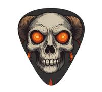 12-Piece sheep heads cartoon Patterned Guitar Pick Set - Available in 3 Thicknesses, Suitable for Acoustic and Electric Guitars