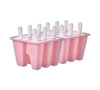 12-Piece Silicone Ice Pop Molds Reusable Ice-Lolly Molds BPA Easy-Release with Sticks Homemade Ice Pop Maker for Adults
