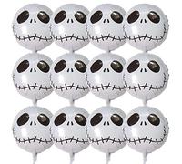 12 Piece Skeleton Demon Aluminum Foil Balloons, Suitable for cosplay & Wedding/Birthday Party Decorations