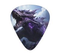 12-Piece The roaring dragon. print Guitar Pick Set - Available in 3 Thicknesses, Suitable for Acoustic and Electric Guitars